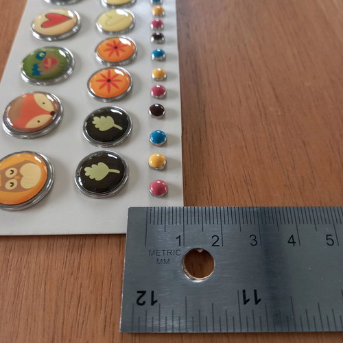 Split Pin Paper Fasteners new, pack of 23 assorted sizes and designs