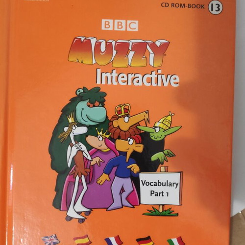 BBC Muzzy Interactive language learning books and DVD/CD-ROM like new