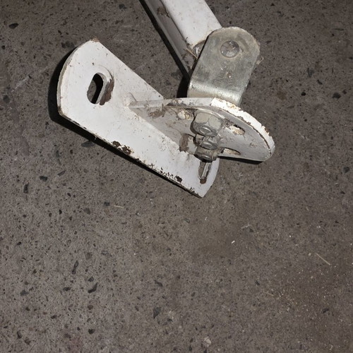 Aluminum balcony awning arms, like new, set of 2