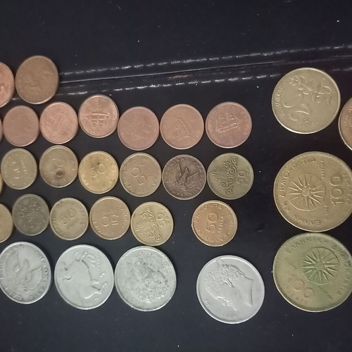 Coins Greek drachmas used, pack of 75 pieces