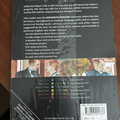 Washington Square Audio CD and Book like new, English
