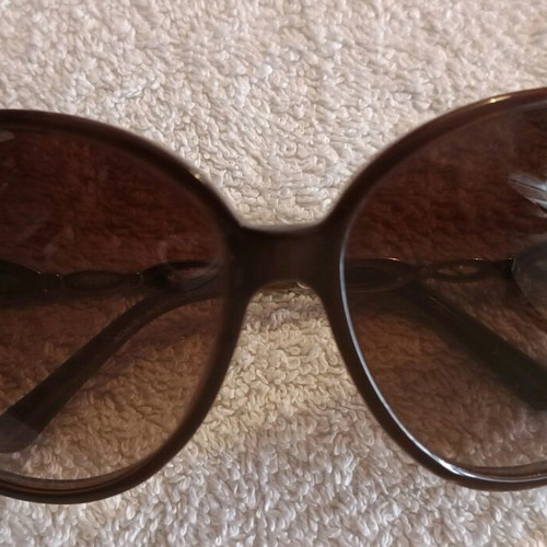 Bvlgari women's large brown sunglasses like new