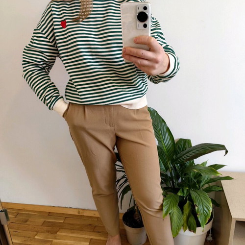 Reserved sweatshirt, small, cotton, striped