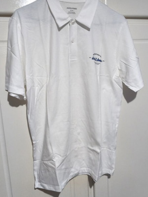 Jack & Jones men's white polo shirt, new
