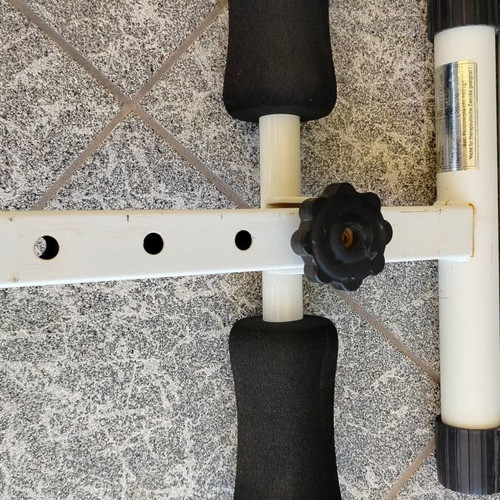 Abdominal bench used, adjustable for home gym