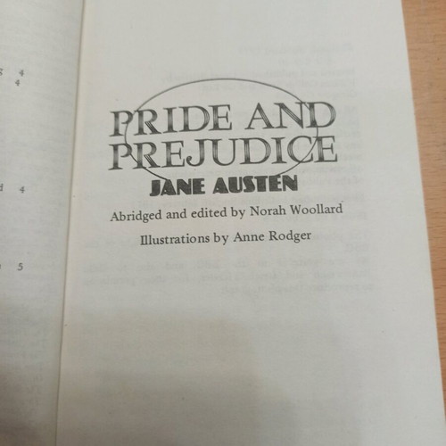 Pride and Prejudice book used, Collins English Library, English