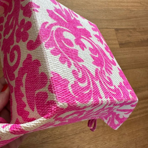Fabric basket new with waterproof interior 18.5x18.5x9 cm