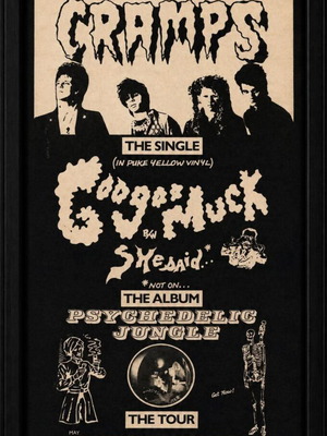 The Cramps poster 32×23cm with frame new