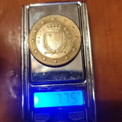 Malta 50 Cent Coin 2019 Like New With Minting Error