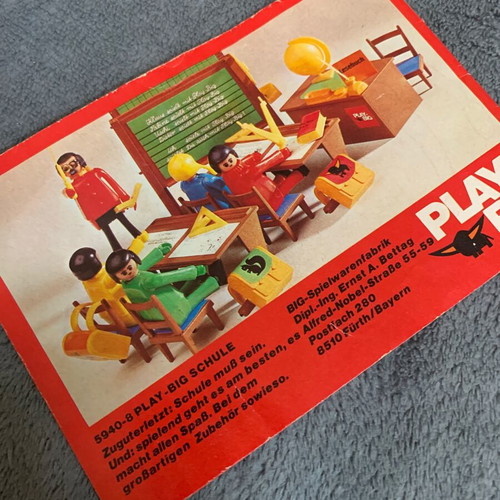 Play-Big vintage toy catalog from 70s, used, miniatures