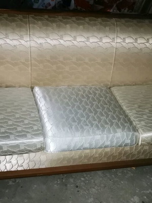 Sofas used wooden with cushions 220x80x80 cm