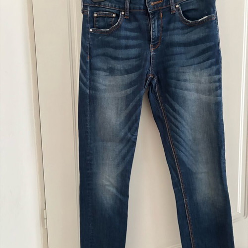 Zara Woman Skinny Jeans M 38 10 Like New Blue Faded