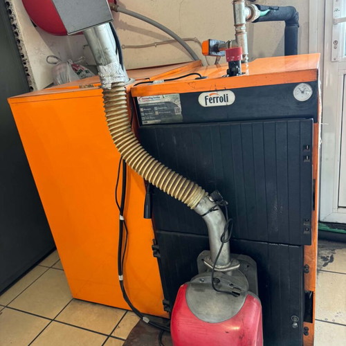Pellet and Wood Burner used