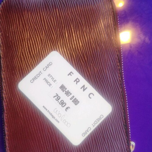 FRNC shoulder bag new, bordeaux, eco leather