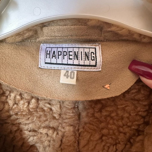 Women's coat like new, beige, size L