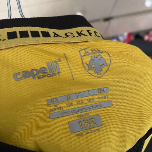 AEK Vintage Football Jersey used, size small 152