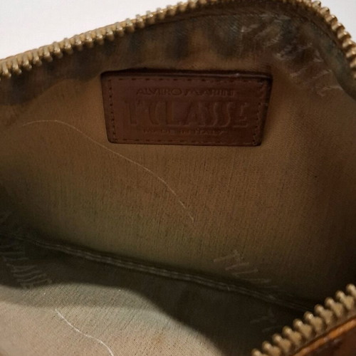 Alviero Martini 1a Classe wallet used, brown 19x12