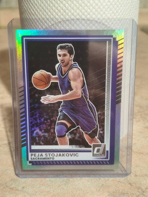 Peja Stojakovic Silver 2025-26 Donruss Card new