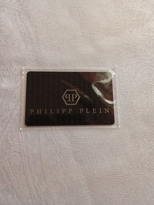 Philipp Plein authenticity card new, sealed