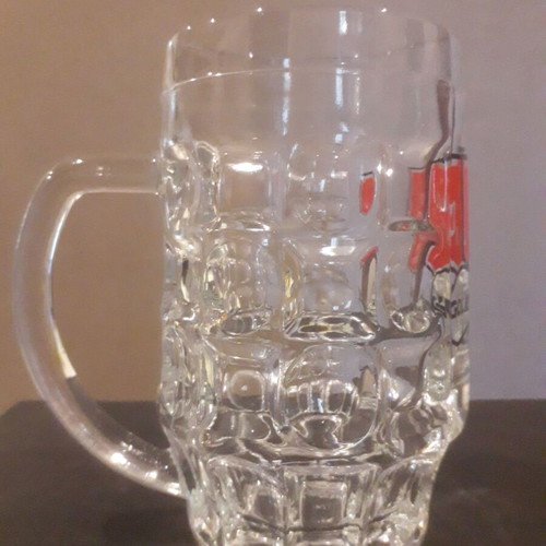 Itala Pilsen Gold beer mug used, approx 0.5 l