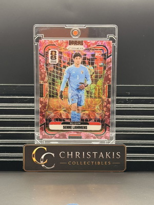Senne Lammens Rookie Card Plum Blossom Prizm 1/8 FIFA Παγκόσμιο Κύπελλο 2026