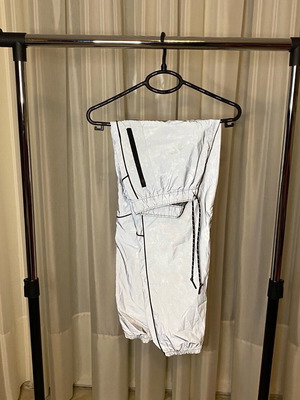 Reflective cargo pants Bershka μέγεθος M σαν καινούργιο, γκρι