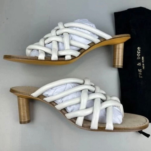 Rag & Bone Infinity Mules Sandals new, size 39, beige