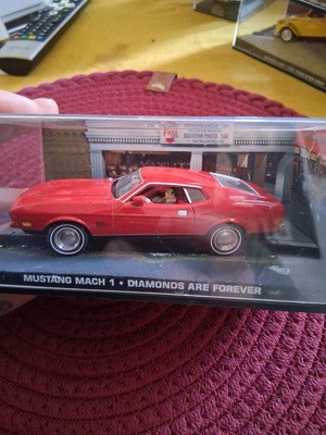 James Bond Mustang Mach 1 toy car miniature new