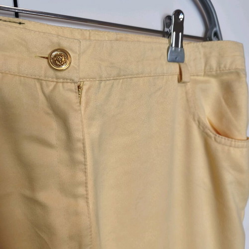 Women's spring pants used, yellow, size L