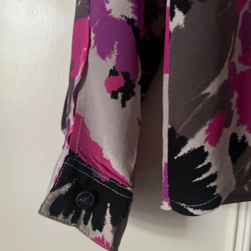 Women's 100% silk shirt M used, multicolor