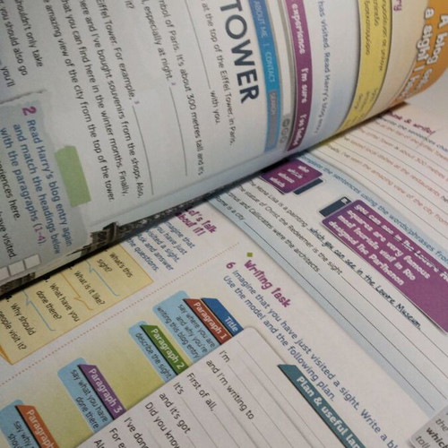 Tech it easy 2 book used for learning English