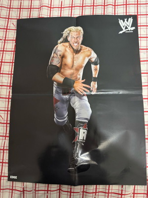 WWE Edge poster like new from WWE magazine