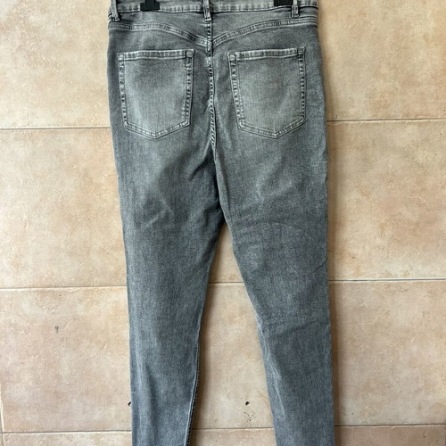 Sinsay grey jeans new, elastic XL 42 14