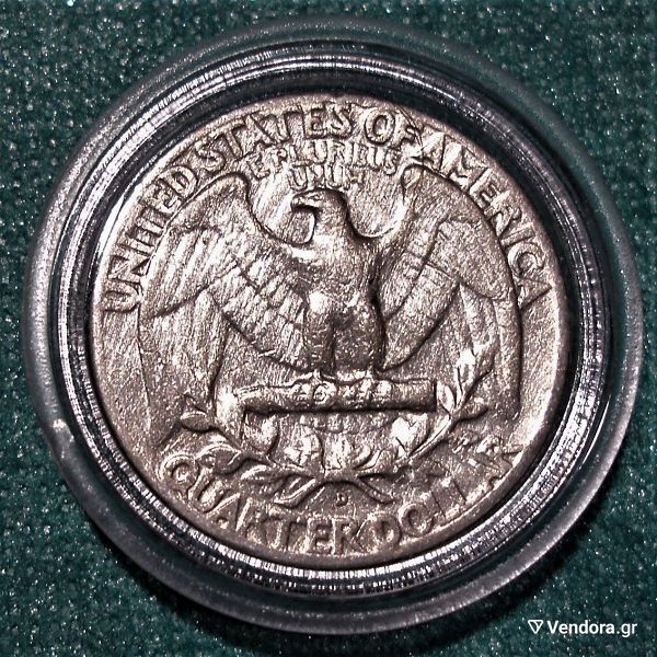  1957 Washington Silver Quarter Dollar UNITED STATES OF AMERICA ¼ Dollar  .