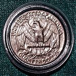  1957 Washington Silver Quarter Dollar UNITED STATES OF AMERICA ¼ Dollar  .