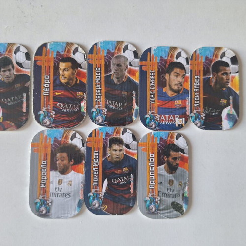 Barcelona Real 2015-16 Football Stickers like new