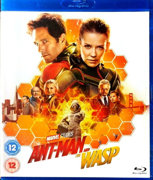BLU-RAY ANT-MAN AND THE WASP ACTION MOVIE WITH PAUL RUDD
