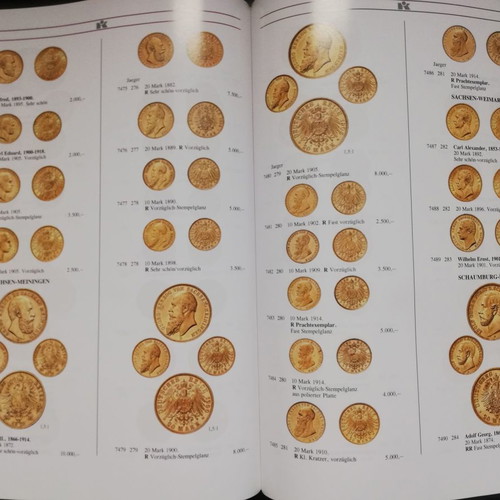 Coin auction catalogs like new, set of 2
