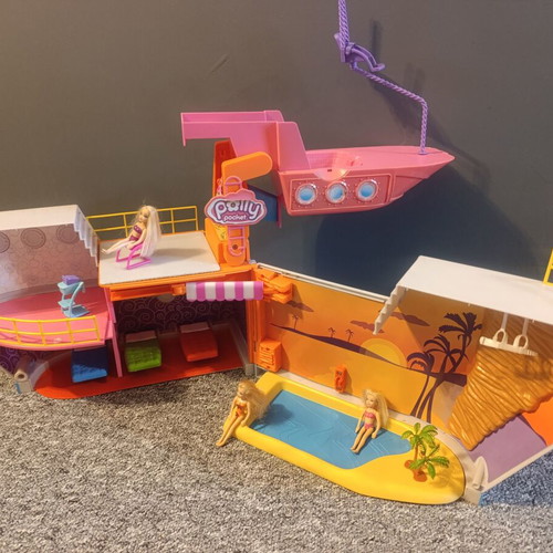 Polly Pocket So Hip Cruise Ship Mattel J1680 vintage, used