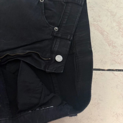 Dr Denim black high-waisted skinny jeans like new