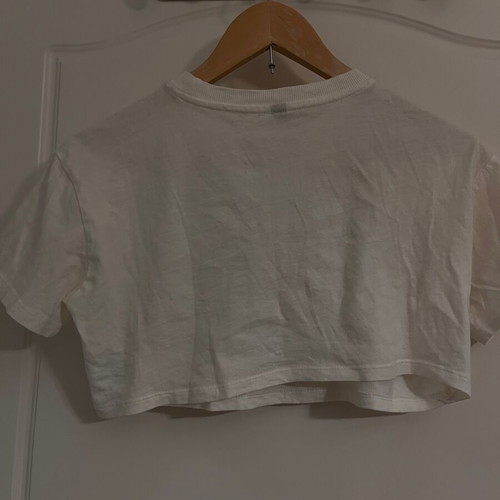 H&M cropped top like new with print, size XXS