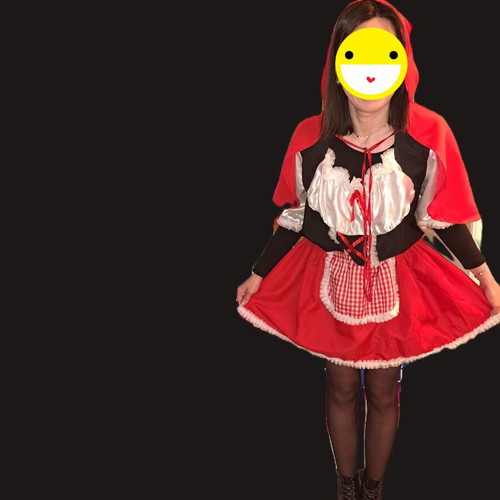 Sexy adult carnival costume Little Red Riding Hood like new