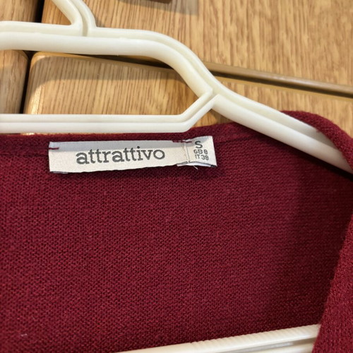 Attrattivo burgundy blouse size S used