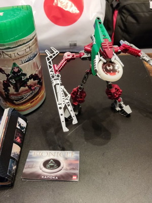 Lego Bionicle 8614 Vahki Nuurakh μεταχειρισμένη φιγούρα με κουτί και παρελκόμενα
