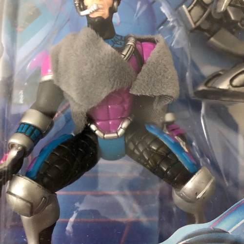 Gambit figure X-Men 92 animated vintage used with robot drone