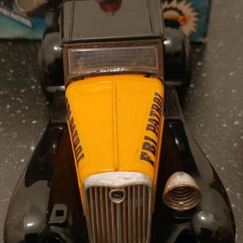 Tin toy FBI LYRA no 650 used with missing parts