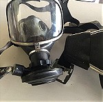 Drager Αναπνευστική Συσκευή με πανοραμική μάσκα οξυγόνου για δύτες , πυροσβέστες και άλλες εφαρμογές.