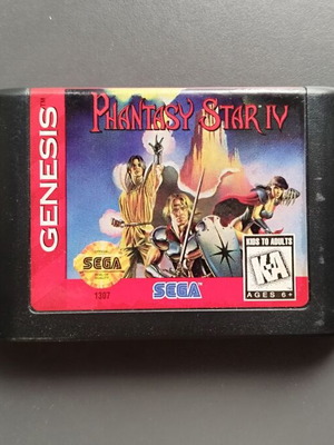 Sega Genesis Phantasy Star IV μεταχειρισμένο, λειτουργεί κανονικά, χρειάζεται αντάπτορα