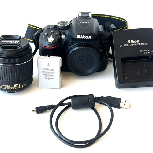 Nikon D5300 AF-P 18-55mm DSLR camera kit