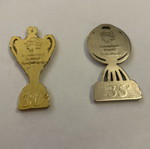 Olympiacos championship collectible cups used, set of 2 from 2000-2001 and 2006-2007